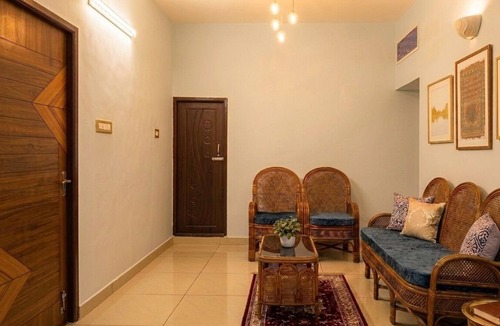 Marie Oulgaret Hotel | Urban white Villa Homestay with 2-bedroom AC in charming Puducherry