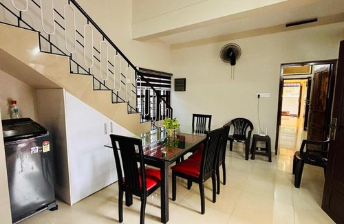 Edava Apartment | VAR Lagoon Haus AC 3BHK 4 Min Walk to Beach