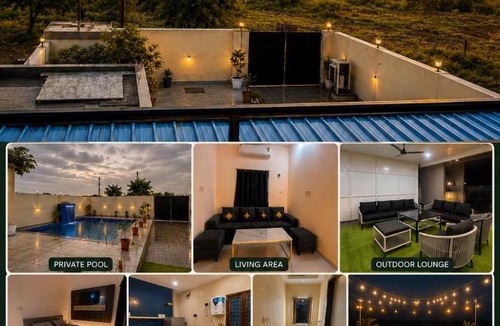 Sitapura Villa | Vidyansh Farms Private Pool Farmstay