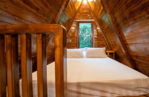 Mandrem Resort | Vrihi Boutique Resort: Nirja: Open-air Hot Tub: Luxury A-Frame: Mandrem Beach