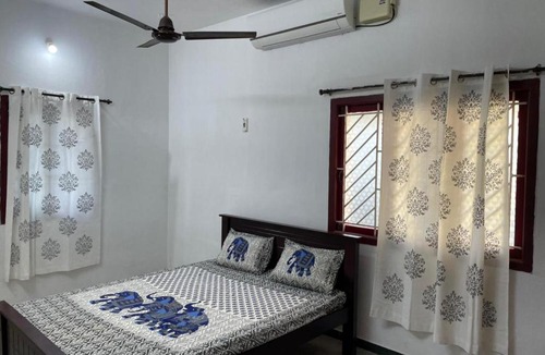 Coimbatore House | WHITE HOUSE- 1BK Pleasant Apartment with Open Terrace