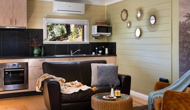 Avalon indoor and outdoor spa in Elevated Plains