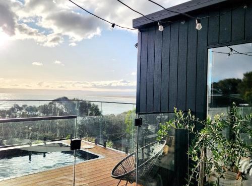 black + shack in Coles Bay