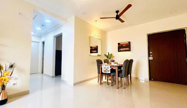 BluO Stylish 2BHK New Town Rajarhat - Skyline View Condo
