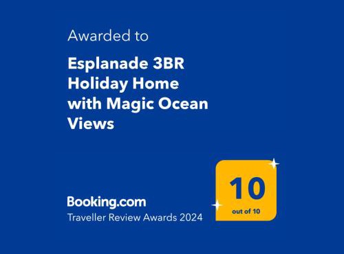 Esplanade 3BR Holiday Home with Magic Ocean Views in Encounter Bay