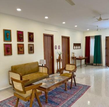 Indie vibe stay 3bhk at Kondapur
