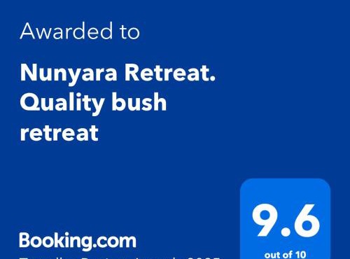 Nunyara Retreat. Quality bush retreat in Wolfdene