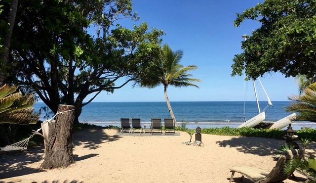 Secluded and beautiful, Tali Beach House on Oak Beach is a first-class absolute beachfront hideaway in Oak Beach