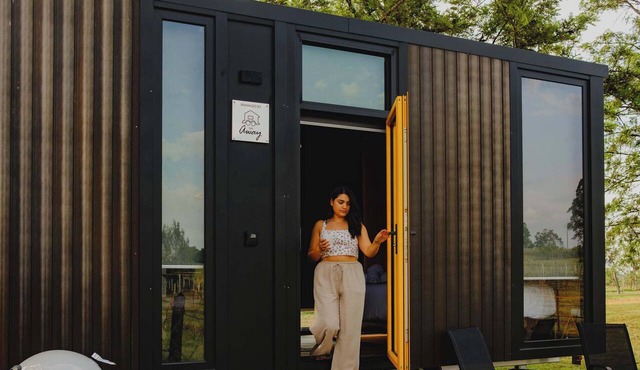 Sunset Tiny House at Bluebush Estate 2 by Tiny Away in Rothbury