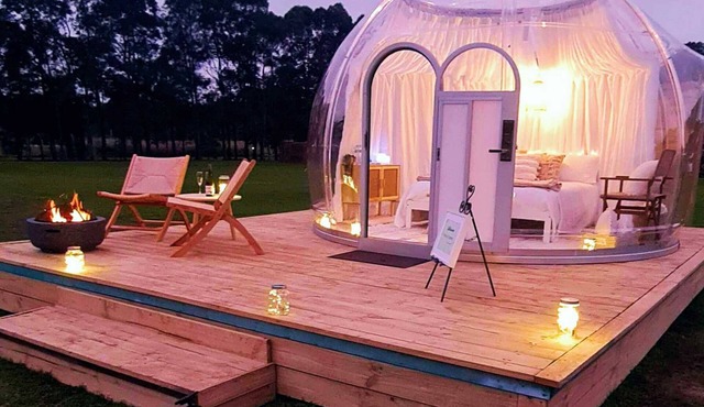The Hunter Valley "Bubble Hotel" Dome Style w/Stargazing Activity in Mount Vincent