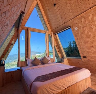 The pahari prism A-frame StarGazing cabin