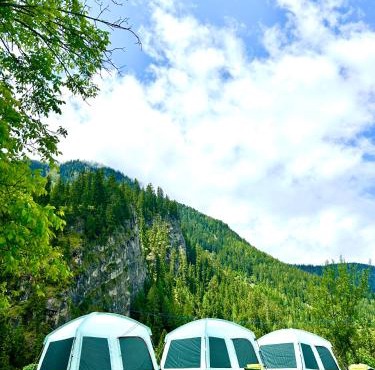 Waterfall Camping Site Gurez Valley in Gurais