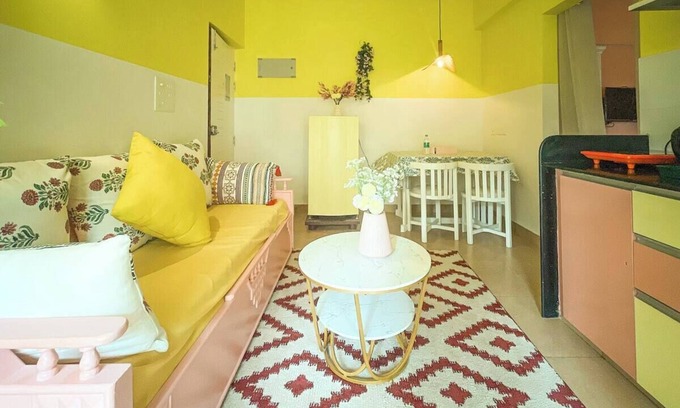 Vagator Apartment | Radiant Retreat-Romantic Couple Getaway North Goa