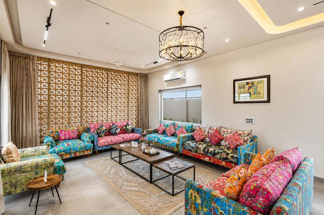Jaipur Villa | ELIVAAS Signature Casa Horizon 6-BHK Villa with Private Pool, Spacious Lawn, Terrace & Poolside Gazebo