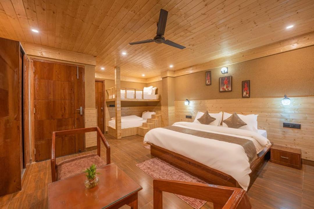 Fagu Hotel | The Charvi Resort I Wooden Rooms With Pvt Balconies l Vacations I Conference I Mice I Family Events I Open Air Terrace I Sky Bonfire I Kufri Shimla By Exotic Stays