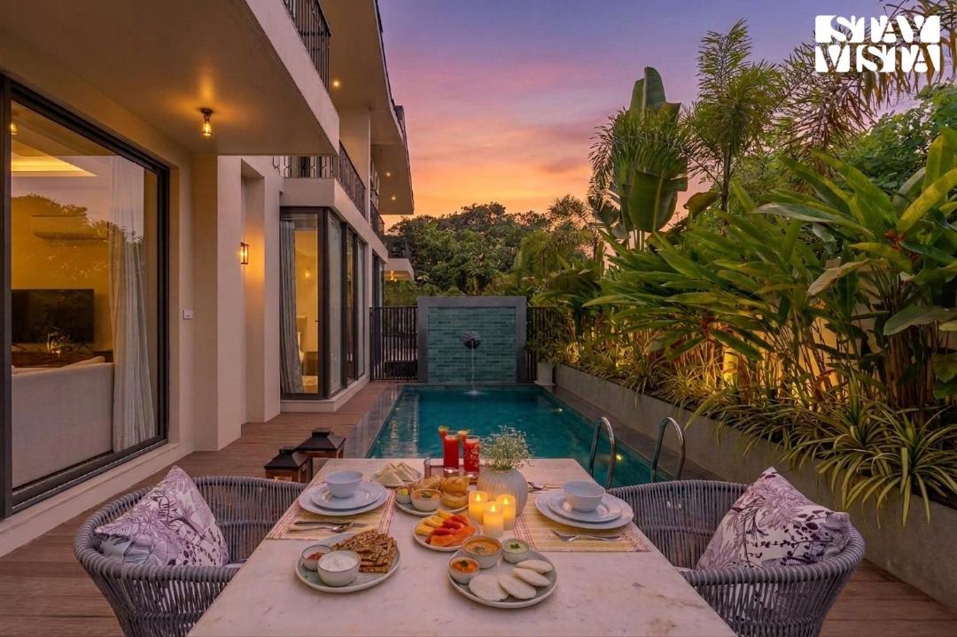 Vagator House | StayVista at Heliconia Bungalows Estate
