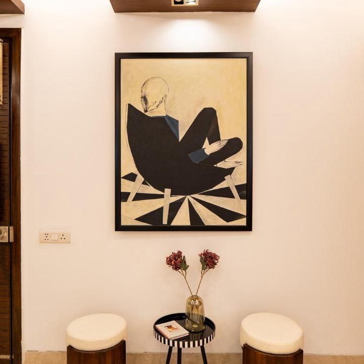 Green Park Apartment | The Park Retreat by The Blue Kite, Fully Serviced Stylish 3BHK Apartment in Green Park near Deer Park & Hauz Khas Village