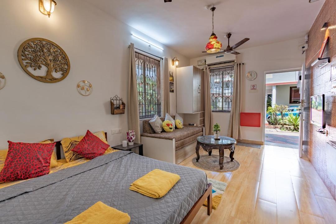 Benaulim Apartment | Ground Floor Studio With S Pool 3 Min Ride To Benaulim Beach