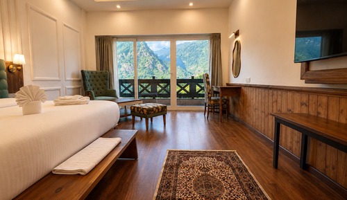Superior Duplex, Balcony, Mountain View