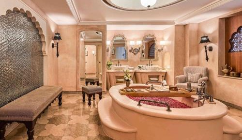 Terrace Suite: 2 complimentarycraft beers or signature cocktail at Anjum per room per stay, Happy Hours (Buy 1 Get 1) at Anjum Bar on Select beverages, 20% off on F&B and Laundry // Set dinner for couple at Zarin @ INR 5000 ++ 