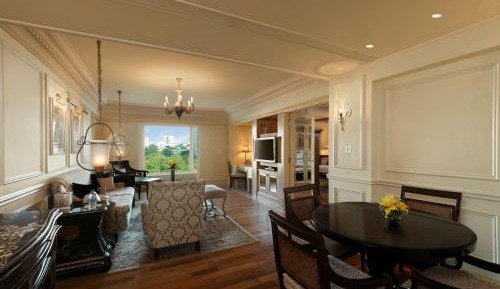 King Majestic Suite with Access to Executive Lounge with Happy Hours 1+1 offer at Lounge Bar , 30% off on Food & Beverages (barring IRD) and 20% discount on Spa