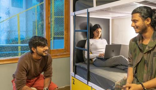 Bed in 4 Bed Mixed Dormitory x A Block