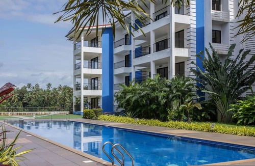 Saunta Vaddo Apartment | 1BR w Pool Sauna Near Calangute Baga Beach