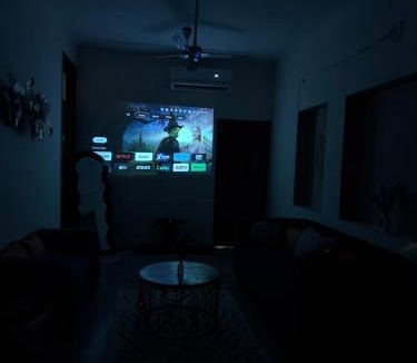 Rohini Apartment | AP Luxe Stays 2BHK Retreat Home Theater