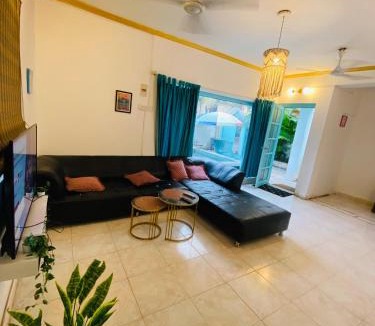 Baga Apartment | "Villa Ledo Calangute Beach" - 4BHK - Private Plunge pool - Kitchen - Wifi - TV