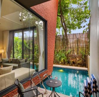 Marra Villa | ELIVAAS Signature Solena 4BHK Villa with Private Pool, Bar Lounge, Terrace Views, Lift & Peaceful Pilerne Location Pet-friendly