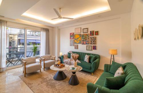 Greater Kailash Apartment | The GK Bliss by The Blue Kite, Luxury 3BHK Apartment in GK1 near Lotus Temple, M Block Market & Big Chill Café