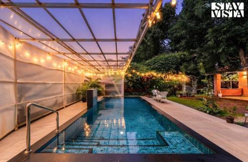 Ribandar Villa | StayVista at Mudhouse Escape with Pool, BBQ