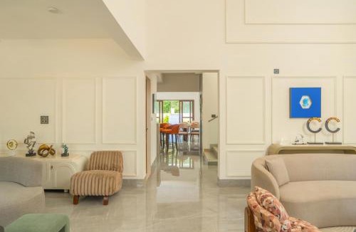 Siolim Villa | ELIVAAS Signature Casa Verdea 4-BHK Villa With Private Pool & Lift Near Popular Restaurants