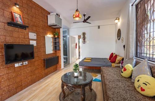 Benaulim Apartment | Ground Floor Studio With S Pool 3 Min Ride To Benaulim Beach