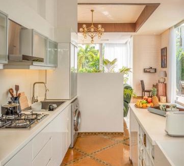 Vagator Apartment | La Maroma by The Blue Kite - 3BHK Luxury Villas with Private Pool, Fully Equipped Kitchen, Garden, Patio, Security & WiFi Near Vagator Beach