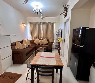 Chicalim Apartment | TATA Rio De Goa ,Good Stay 1 BHK Apartment,10 min from Airport, 604