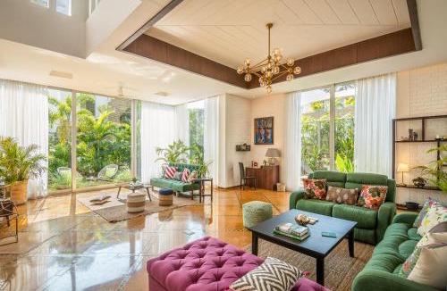 Vagator Apartment | La Maroma by The Blue Kite - 3BHK Luxury Villas with Private Pool, Fully Equipped Kitchen, Garden, Patio, Security & WiFi Near Vagator Beach