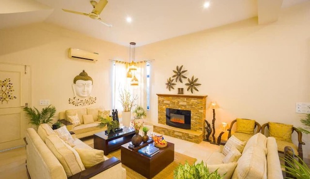 Alaya Stays Dacha 3 BHK with Jacuzzi in Palwal
