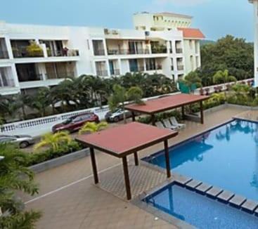 Oshana Stays,Fully furnished Studio Apartment with Pool,Sauna,Siolim, Goa