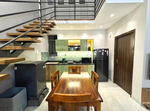 Exclusive Family 2BHK Duplex with Pool & Balcony near Beach in Candolim